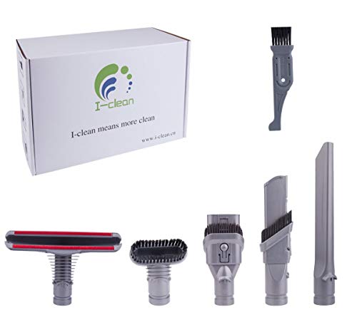 I clean Replacement V6 Vacuum Cleaner Parts, 5Packs Attachments Kits for DC59 DC25 DC35 DC34 DC44 Animal Cord Free Handheld Motorhead Vacuum