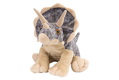 Wild Republic Triceratops Plush, Dinosaur Stuffed Animal, Plush Toy, Gifts For Kids, Cuddlekins 12', Multicolor, Model:10960