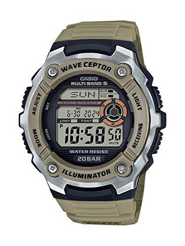 Casio Wave Ceptor Illuminator Atomic Timekeeping Stopwatch Men's Digital Watch WV-200R-5ACF