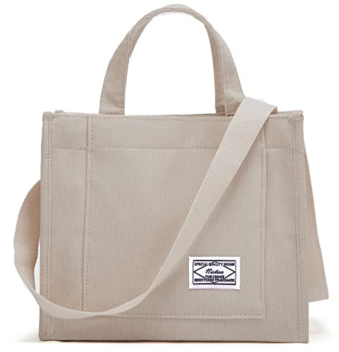 Niction Tote Bag Small Satchel Bag Stylish Handbag for Women Corduroy Hobo Bag Fashion Crossbody Bag