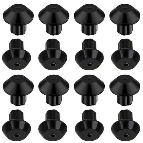 PETIT MANON 16PCS WB2K101 Rubber Feet Replacement for GE, Rubber Grate Feet for Kenmore Range Burner Grate, Gas Stove Top Cooktop Burner Grates Replaces WB02K0101 WB02T10461 AP2622260 PS241358