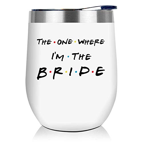 NewEleven Bridal Shower Gifts - Wedding Gifts For Bride - Bride To Be, Bachelorette Gifts, Engagement Gifts For Women - Bride Gifts For Bride To Be, Fiancee, Wifey, Her - 12 Oz Tumbler