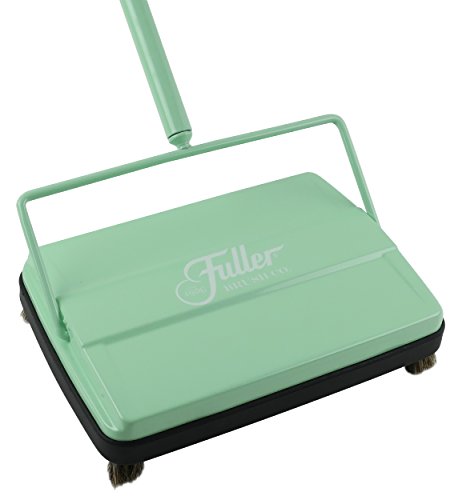 Fuller Brush 17029 Electrostatic Carpet & Floor Sweeper - 9' Cleaning Path - Lightweight - Ideal for Crumby Messes - Works On Carpets & Hard Floor Surfaces - Fresh Mint