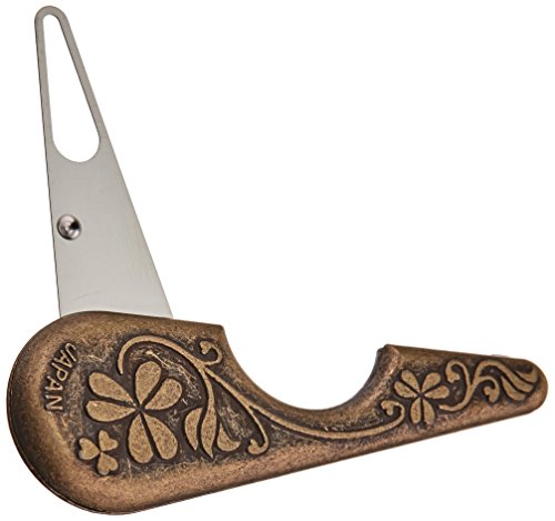 Clover Antique Yarn Threader-, 5.1' Height, 2.8' Length x 0.5' Width, Brown