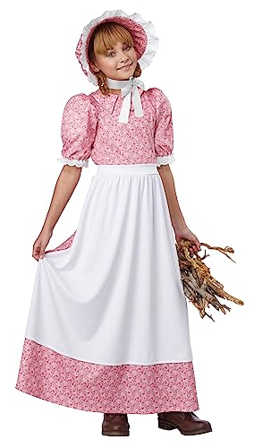 Girl's Early American Girl Costume Large