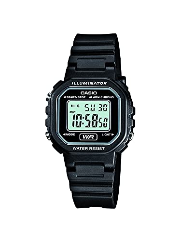 Casio LA20WH Series | Women's Digital Watch | Water Resistant | 100 SEC Chronograph | Alarm | LED Illuminator | 5-Year Battery