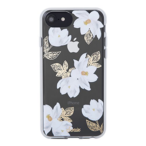 Sonix iPhone 8, 7, 6, Oleander (white flowers) Cell Phone Case [Military Drop Test Certified] Protective Clear Case for Apple iPhone 6, iPhone 6s, iPhone 7, iPhone 8