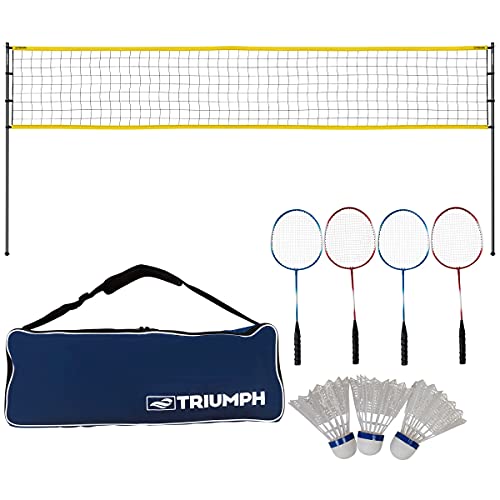 Triumph Competition Badminton Set with Steel Construction