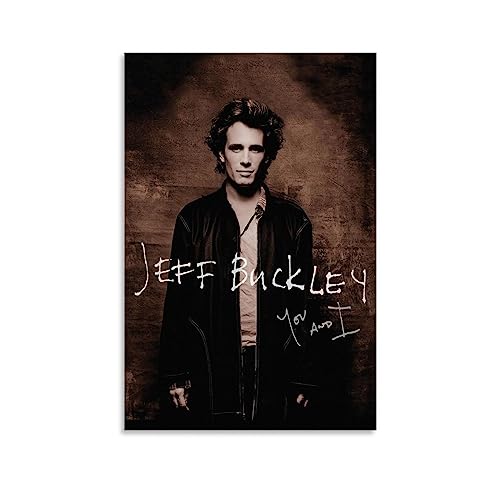 VeriMp Jeff Poster Buckley Music Album Cover You And I Canvas Art Poster And Wall Art Hanging Decor for Modern Family Corridor Posters 12x18inch(30x45cm)