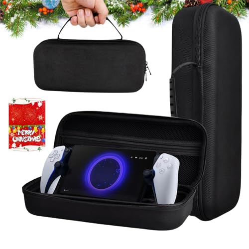 Hard Carrying Case for Playstation Portal Remote Player, PS Portal Case with Built-in Stand Design, Shockproof and Waterproof Protective Travel Bag Fits PlayStation 5 portal, PS Portal Accessories