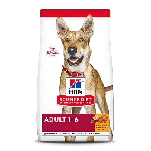 Hill's Pet Nutrition Science Diet Dry Dog Food, Adult, Chicken & Barley Recipe, 15 lb. Bag