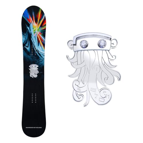 Stompgrip Premium Snowboard Stomp Pad | Ralph | Artist Collection |3D Decal | Clear