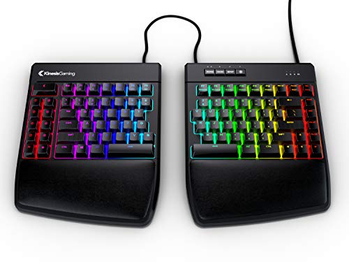 KINESIS GAMING Freestyle Edge RGB Split Mechanical USB Keyboard (MX Brown)
