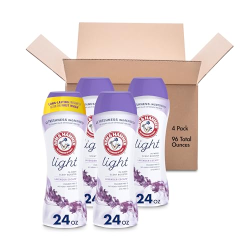 Arm & Hammer Light In-Wash Scent Booster Lavender 24oz (Pack of 4)