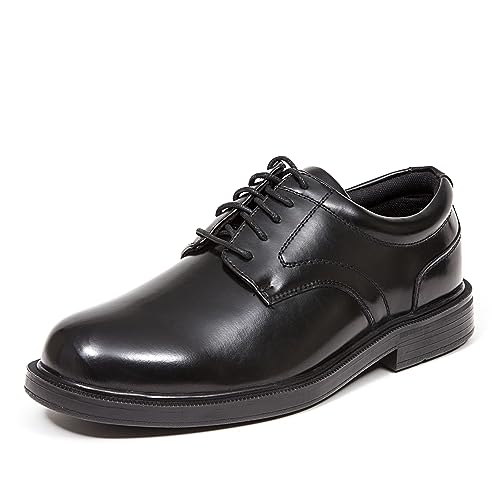 Deer Stags Men's Times, Black Leather, 11