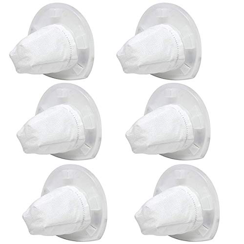 6 Pack Replacement Filter Compatible with Black & Decker Power Tools VF110 Dustbuster Cordless Vacuum CHV1410L CHV9610 CHV1210 CHV1510 CHV1410 CHV1410B BDH2000L, 90558113-01