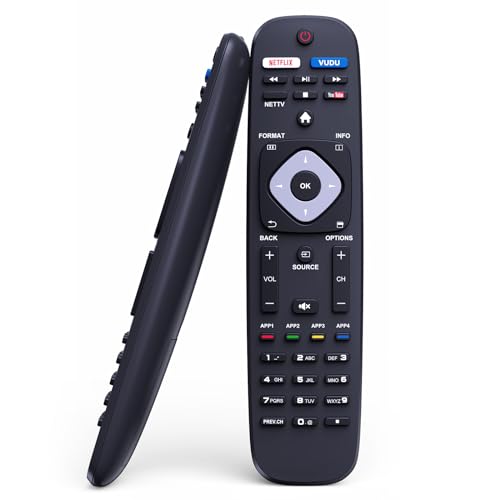 New Universal Replaced Remote fit for Philips Smart TV NH500U NH500UW NH503UP 43PFL4902 65PFL5602 55PFL5602 50PFL5602 43PFL5602 75PFL6601 32PFL4902 40PFL4901 43PFL4901 43PFL4902 50PFL4901 50PFL5601