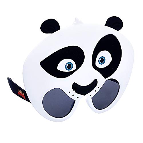 Sun-Staches Kung Fu Panda Official Po Sunglasses, Costume Party Favor Shades | UV400 | One Size Fits Most
