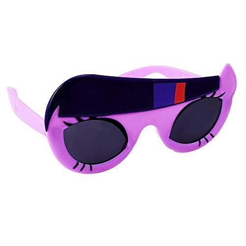 Sun-Staches Costume Sunglasses My Little Pony Lil' Characters Twilight Sparkle Party Favors UV400 Multi-colored, 8'