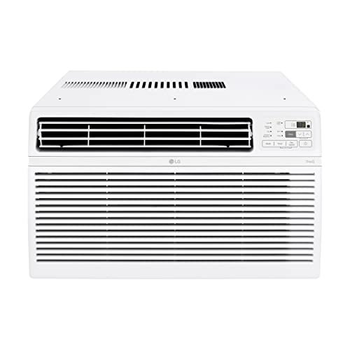 LG 12000 BTU Window Air Conditioners [2023 New] Remote Control WiFi App Ultra-Quiet Washable Filter Cools 550Sq.Ft for Medium & Large Room AC Unit air conditioner Easy Install White LW1217ERSM1