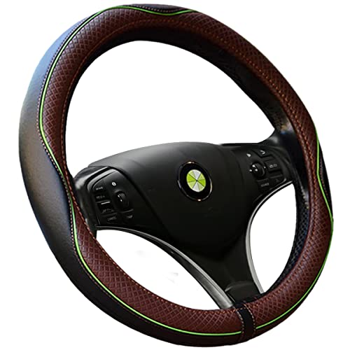 Ocawib Steering Wheel Cover,Universal 14.5-15 Inch,Universal Car SUV Pickup Van Various Vehicle Types,Non-Slip and Soft,Universal for All Seasons