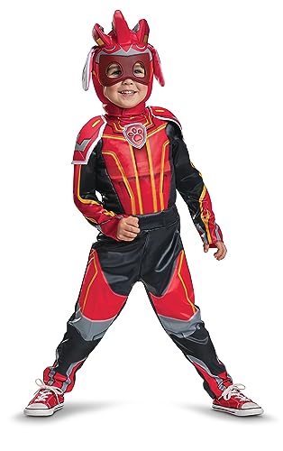 Marshall Deluxe Paw Patrol Costume, Official Paw Patrol Toddler Outfit with Armor and Headpiece for Kids, Size (3T-4T)