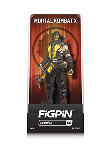 FiGPiN Mortal Kombat X: Scorpion - Collectible Pin with Premium Display Case