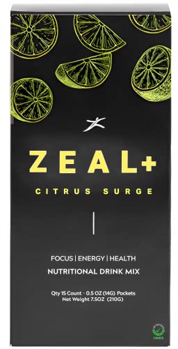 Zurvita Zeal + Push The Power of Clean Energy Box - Citrus Surge - 210 Grams