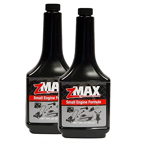 zMAX 58-012 - Small Engine Formula - Micro-Lubrication for 2- and 4-cycle Gas or Diesel Engines - Reduces Carbon Build-Up and Corrosion - Lubricates Metal Improving Efficiency - 12 oz. - 2 pack