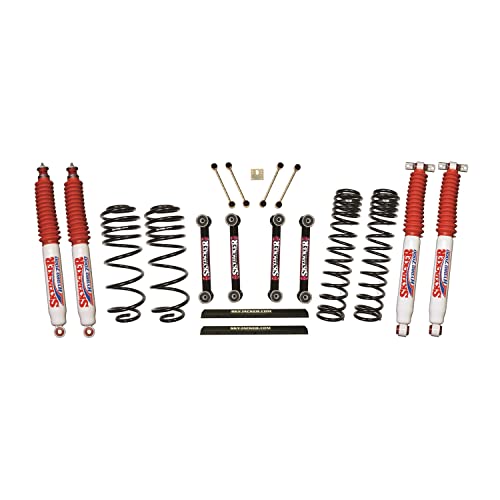 Skyjacker 4.0 Inch Dual Rate Long Travel Suspension Lift Kit with Hydro 7000 Shocks and Lower Control Arms