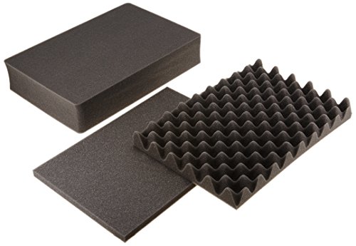 Pelican Products 1500-400-000 Pelican 1501 3-Piece Replacement Foam Set for Pelican 150X Cases (Black)