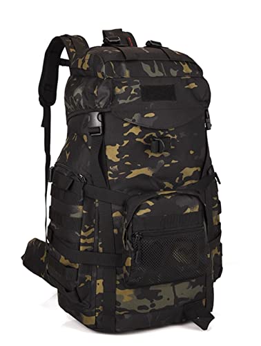 outdoor plus Extra Large Camping Backpack For Men, Military Molle Hiking 2 Daypack 60L70L85L Waterproof Backpacking Rucksack