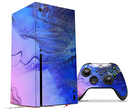 WraptorSkinz Skin Decal Vinyl Wrap compatible with the XBOX Series X Console and Controller - Liquid Smoke (GAMING CONSOLE NOT INCLUDED)