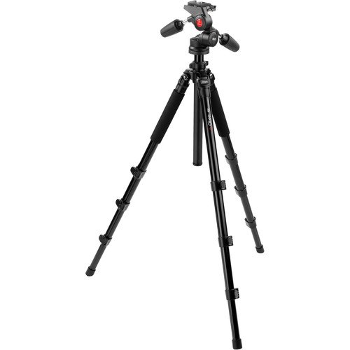 Oben AC-1451 4-Section Aluminum Tripod with PD-117 Pan/Tilt Head(4 Pack)