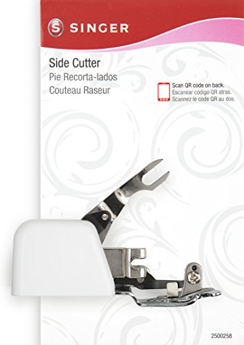SINGER | Side Cutter Attachment Presser Foot, Simutaneously Trims & Hems Edges, Zig-Zag or Overstitch - Sewing Made Easy
