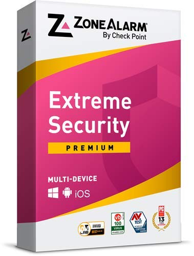 ZoneAlarm Extreme Security | Get Protected with a Complete Premium Protection! (License) (5 Devices for 1 Year)