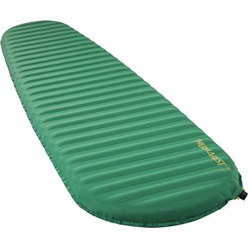 Therm-a-Rest Trail Pro Self-Inflating Camping and Backpacking Sleeping Pad, Regular Wide - 25 X 72 Inches, Winglock Valve,Pine