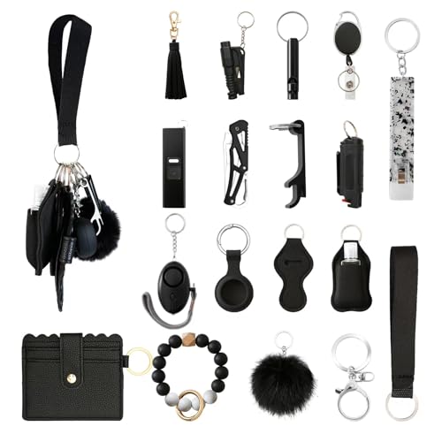 Tasmtto Keychain for Women, Gifts for Woman and Girls (Black 2)