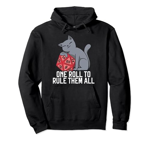 RPG Gaming D20 Tabletop Games Funny RPG Gamer Pullover Hoodie