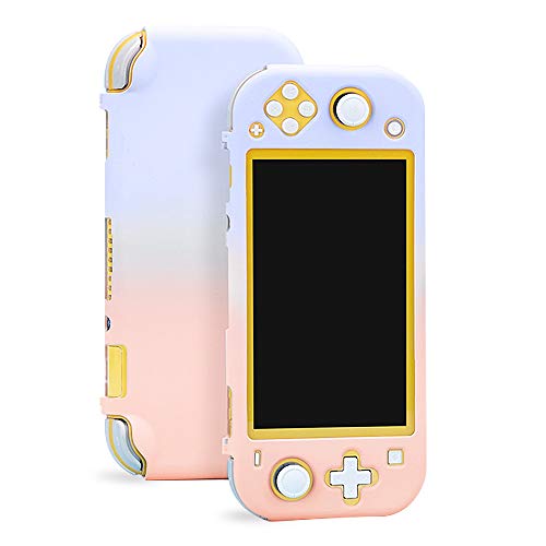 Sunooma Switch Lite Case,Protective Hard Shell,Colorful Case Cover,Hard Cover Back Grip Shell Compatible with Nintendo Switch Lite 2019 (Purple and Pink)
