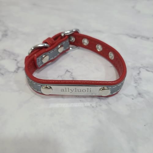allyluoli Adjustable Dog Collar for Small Breeds - Perfect Fit