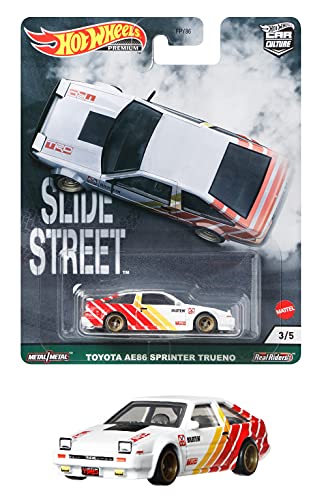 Hot Wheels Car Culture Circuit Legends Vehicles for 3 Kids Years Old & Up, Premium Collection of Car Culture 1:64 Scale Vehicles