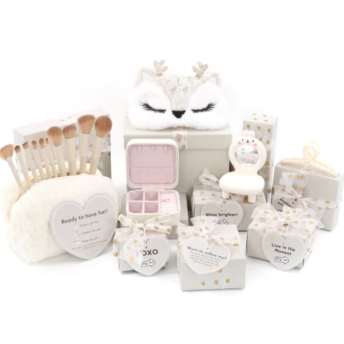 HAPPY LOLLI Gift for Tween & Teen Girls–8 Fun Gifts with Tasks and Empowering Cards-Great for Birthdays & Christmas, Ages 8+