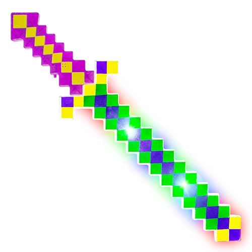 Light-up Pixel Sword 8-bit Toy for Kids | 24' inches