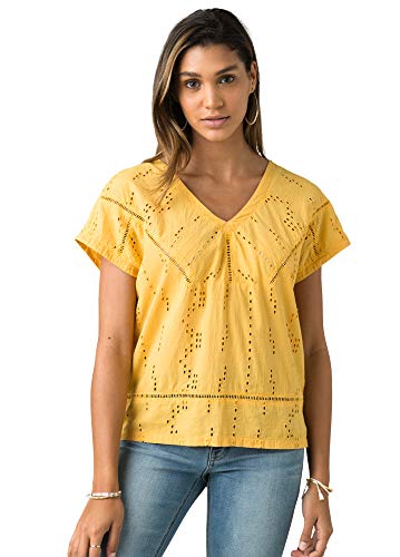 prAna Women's Keelie Top, Quince, Large
