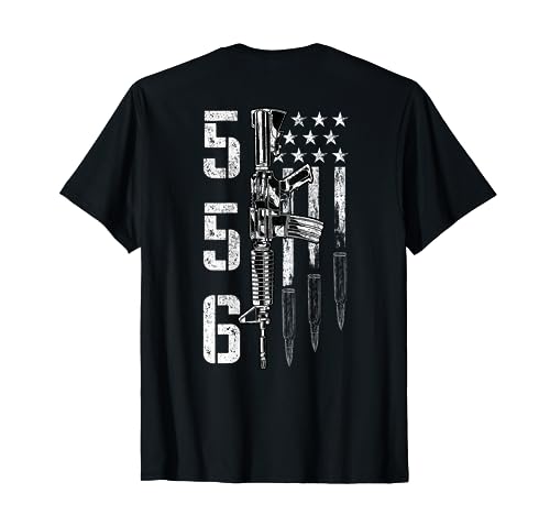 AR15 Rifle 2nd Amendment 556 - Ar-15 Gifts Men Women (BACK) T-Shirt