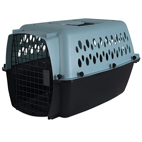 Petmate Fashion Vari Indoor Kennel, 24', for Dogs 10-20 Lbs, Light Blue, Made in USA