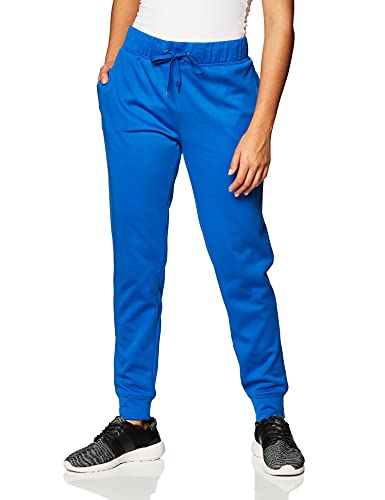 Hanes womens Sport Performance Fleece Jogger With Pockets Pants, Awesome Blue Solid/Awesome Blue Heather, Medium US