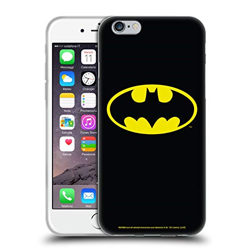 Head Case Designs Officially Licensed Batman DC Comics Classic Logos Soft Gel Case Compatible with Apple iPhone 6 / iPhone 6s
