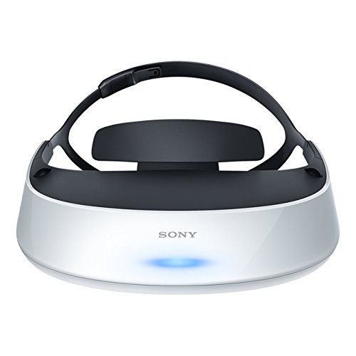Sony HMZ-T2 Video Glasses, 3D viewer (2-OLED Display, Virtual 5.1 Surround Sound) White